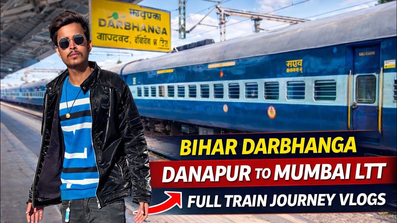 😱 40+ Hours Train Journey! Darbhanga (Bihar) to Mumbai LTT 🚆 | Danapur Express Full Vlog 2024