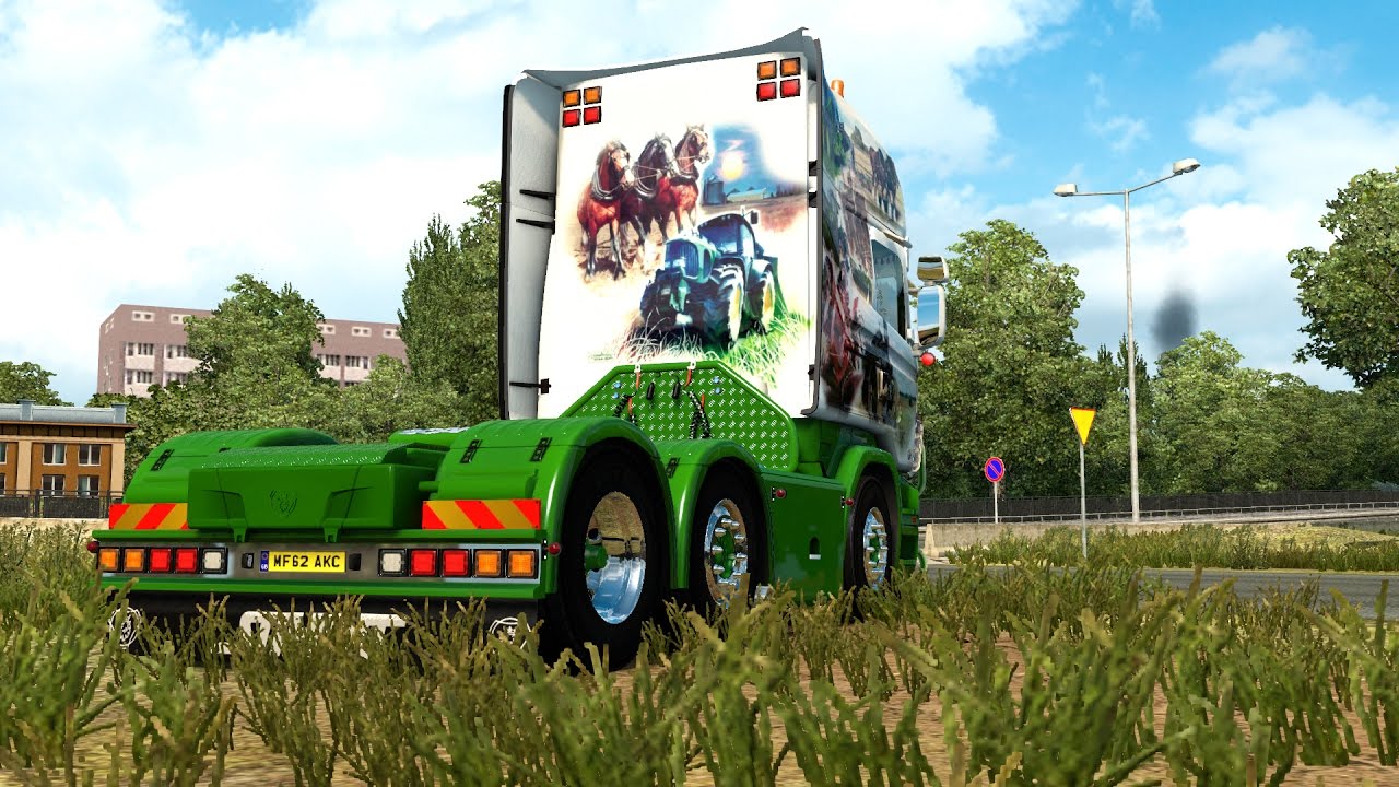 Euro Truck Simulator 2 # Scania V8 R620 Countrywide (แต่งรถกันเถอะ # 10 )
