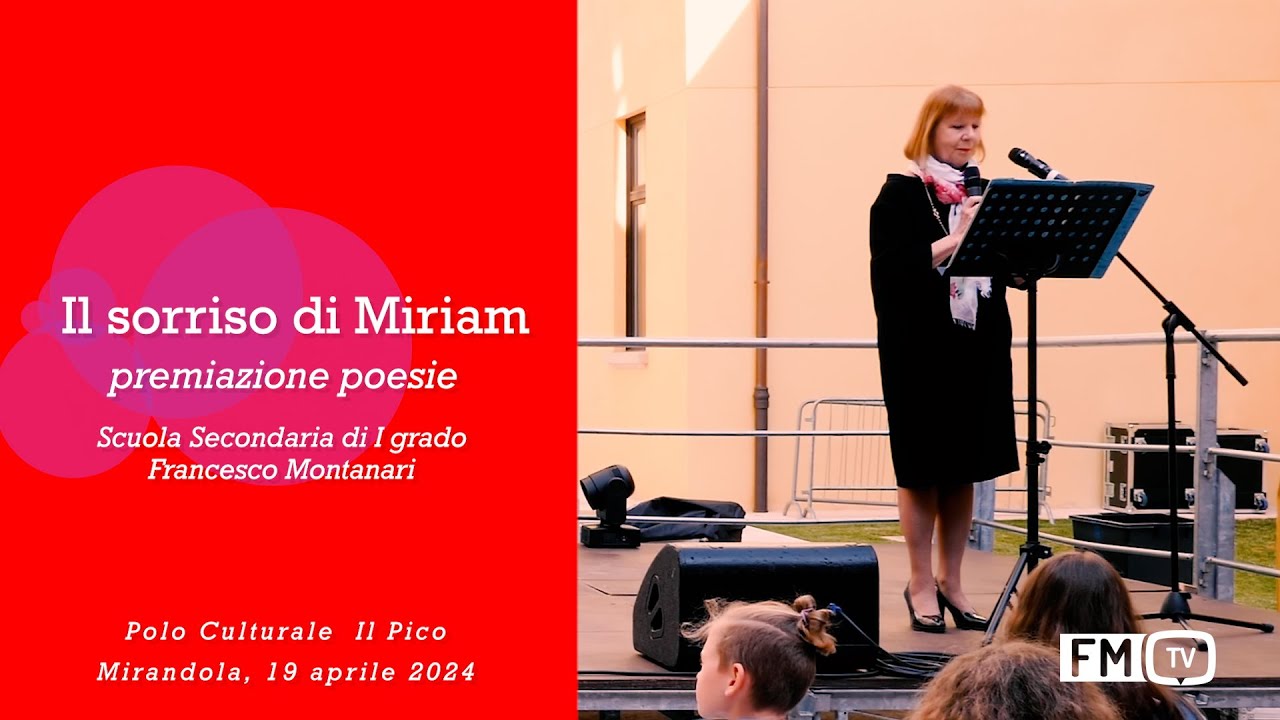 Il sorriso di Miriam, concorso di poesie: premiazione Scuola Secondaria di I grado 