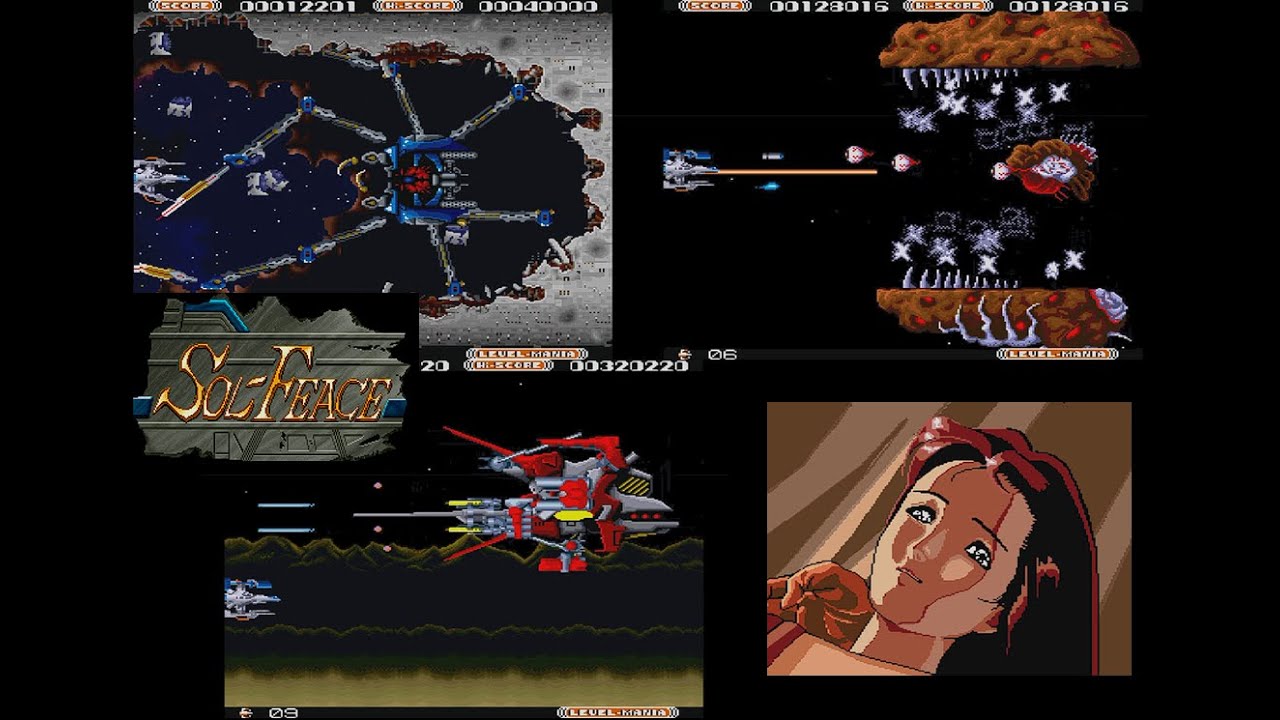[X68000] Sol Feace: Bosses Pattern (Mania / No miss)