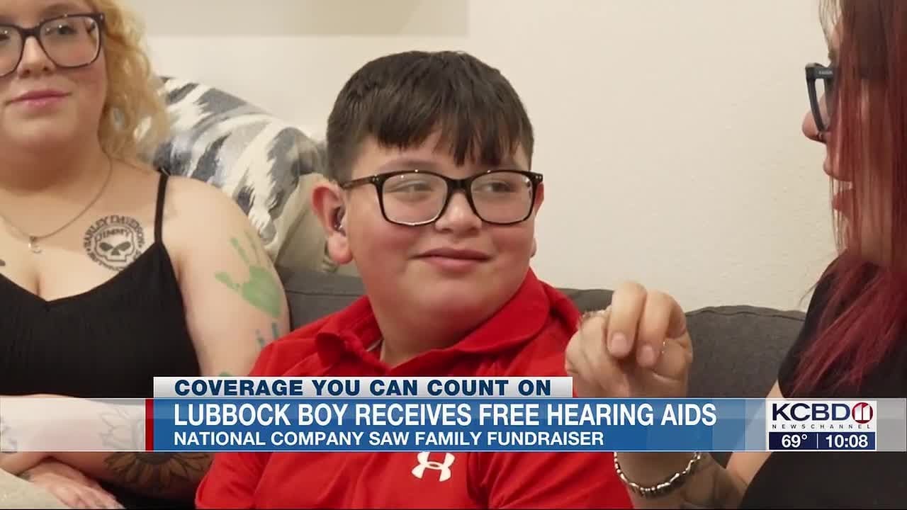 Lubbock boy receives free hearing aids