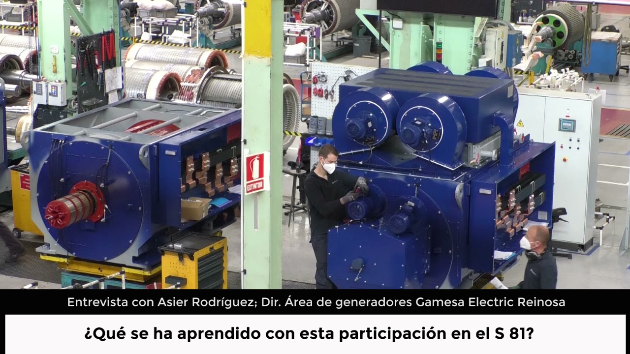 Gamesa Electric Reinosa fabricante del motor de propulsion no nuclear del submarino S81