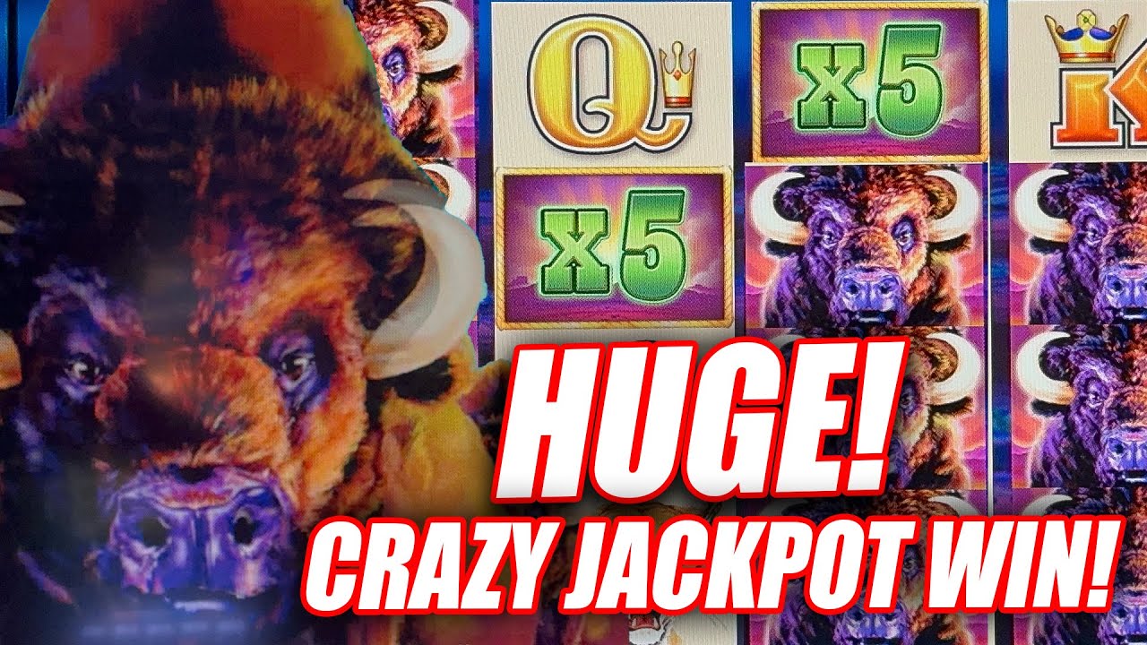 INSANE BETS LEAD TO MASSIVE JACKPOTS ON BUFFALO SLOT MACHINE ★ BONUS JACKPOT WINS