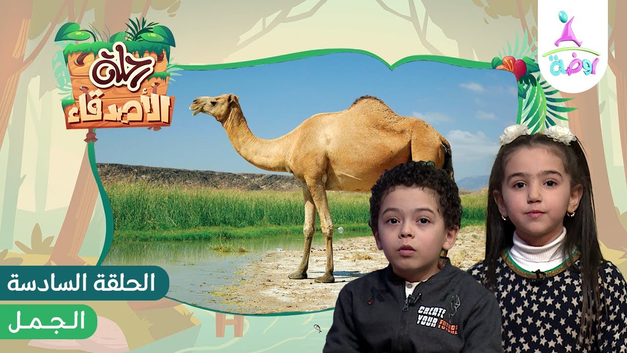 رحلة الأصدقاء عاليا وسمير إلى الصحراء (للتعرف على الجمل) 🐪 | قناة روضة للأطفال