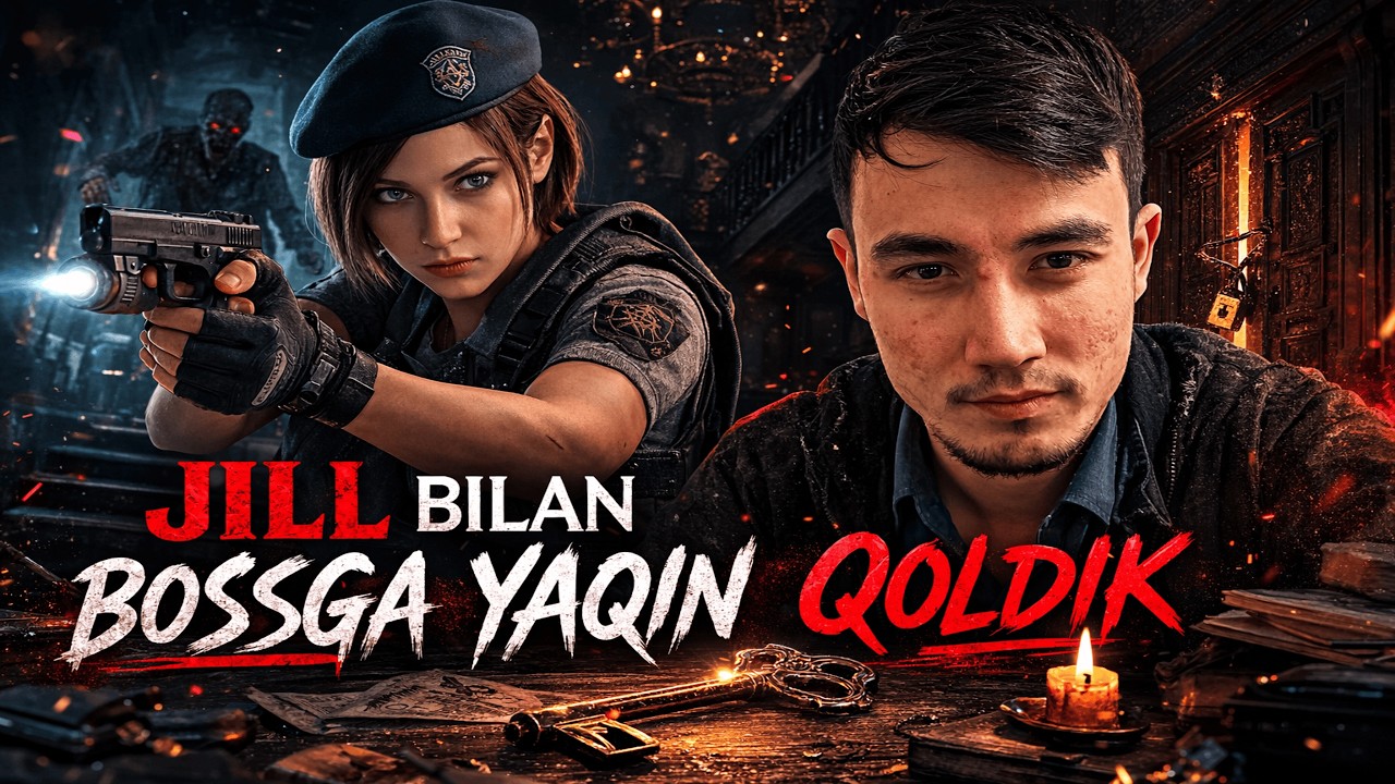 Resident Evil HD REMASTER - 5-QISM // BOSSGA YAQINLASHIB QOLDIK // UZBEKCHA HORROR LETSPLAY.
