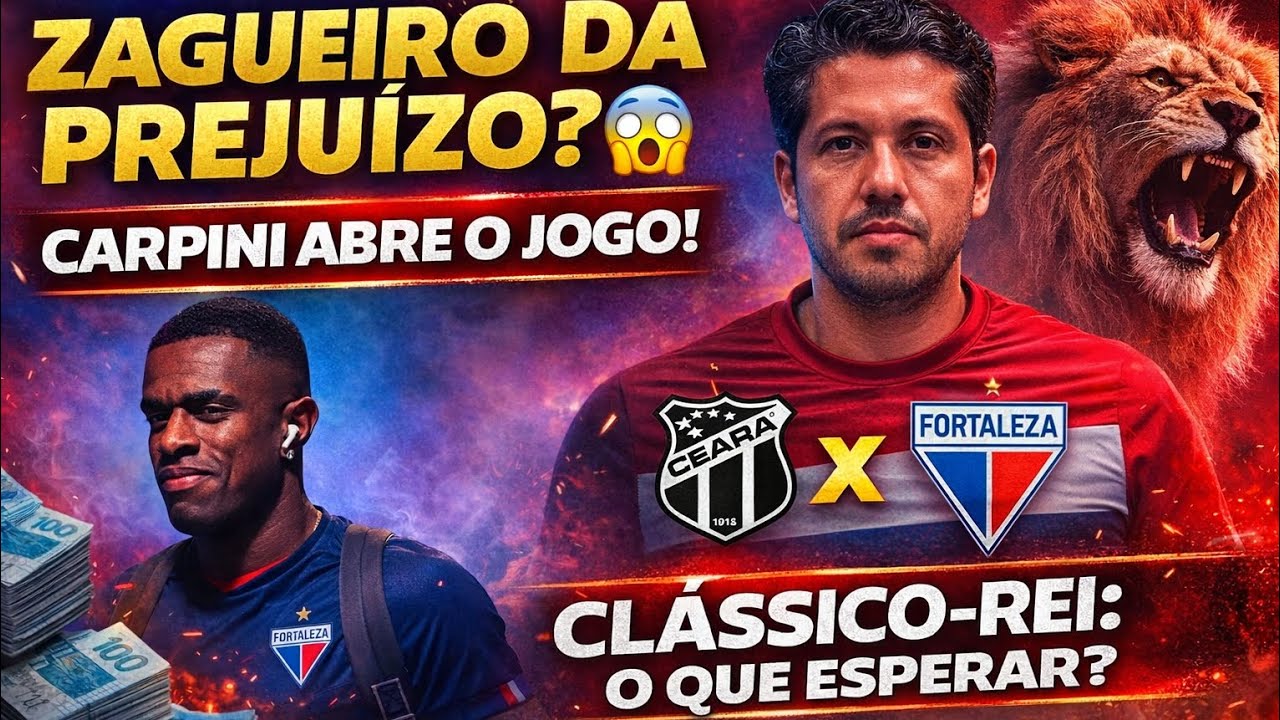 ZAGUEIRO PODE DA MUITO PREJUÍZO AO LAION!CARPINI ABRE O JOGO/CLÁSSICO REI O QUE ESPERA?