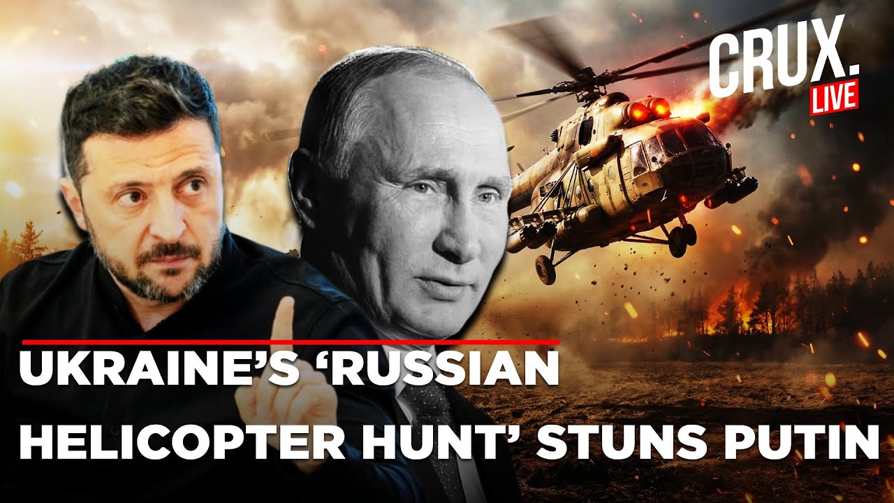 LIVE | Ukraine's 'Deep Strike' Drone SHOCKS Putin, Russian Mi-8 Chopper Plummets To The Ground