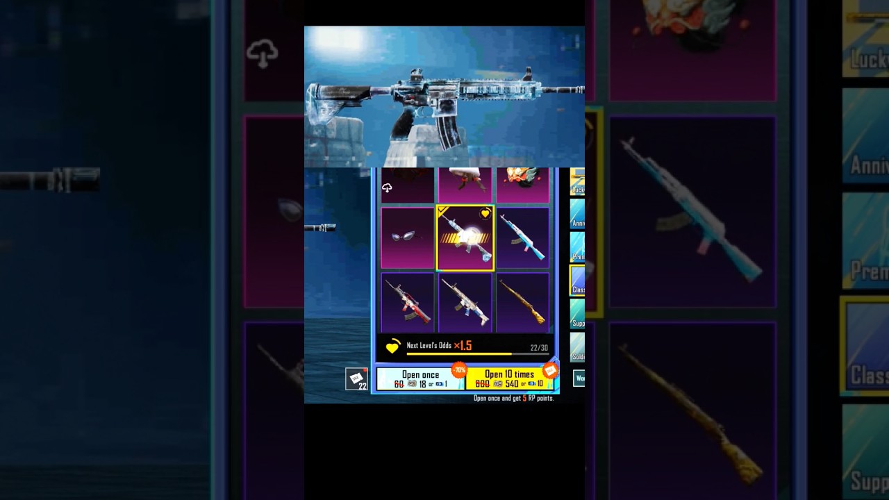 glacier crate opening trick 10 crate 🤯 PUBG mobile m416 crate opening
