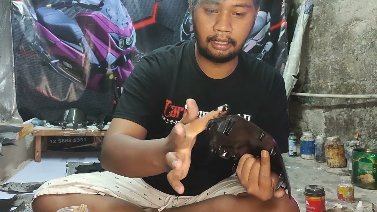 tutorial skinning carbon kevlar / fiber lengkap sampe naik resin polyester
