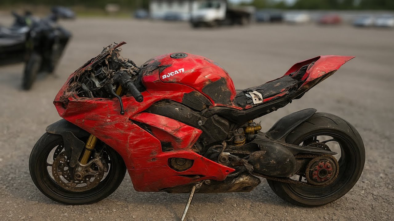 Я КУПИЛ РАЗБИТЫЙ DUCATI PANIGALE V4S!!