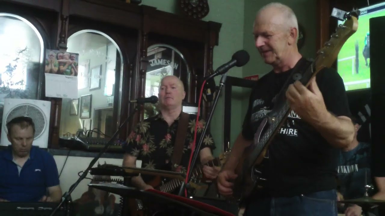 Banjaxed at Folkin Weekend --Worlds End Bar ,Kilkenny -Aug.2022.