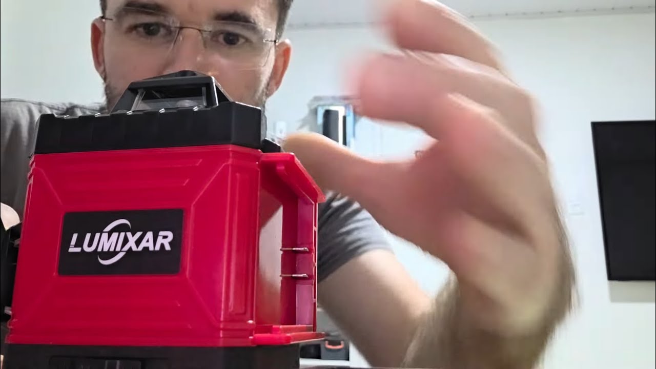 Nível a Laser 16 Linhas Verde LUMIXAR Vale a Pena? Unboxing Completo