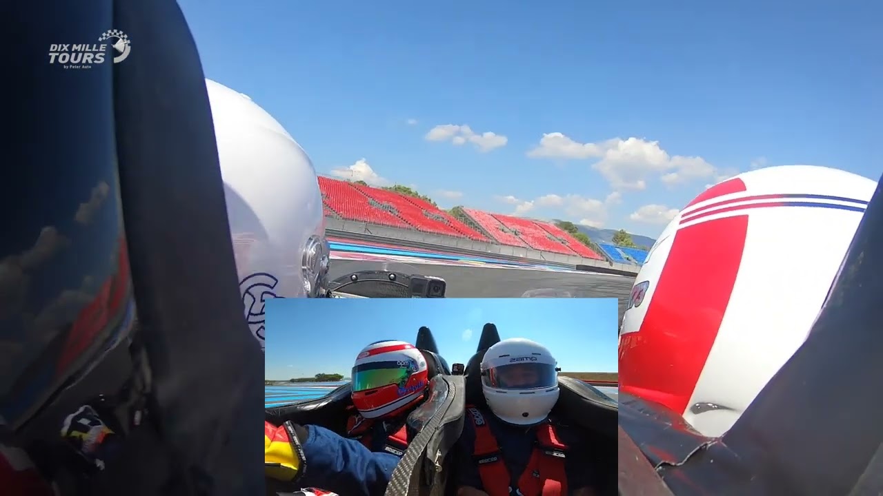 Dix Mille Tours 2022 : Baptême Elie Semoun et Stéphane Orteilli sur le Paul Ricard en Oreca FLM