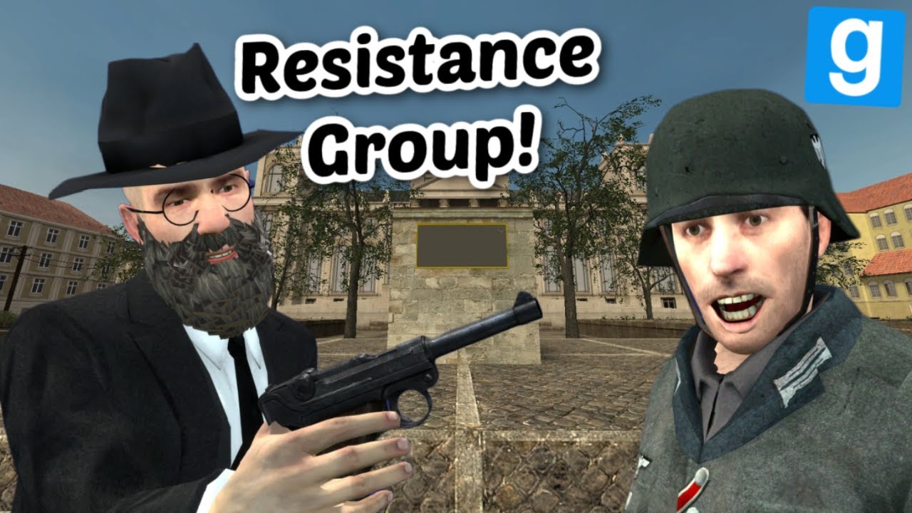 Я основал группу сопротивления против нацистов Gmod WW2 RP