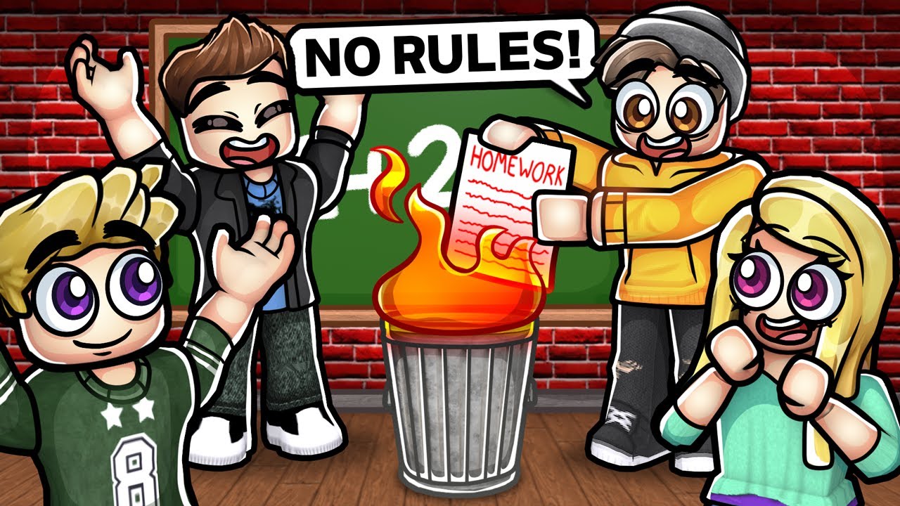 SCHOOL but there's NO RULES... 😎