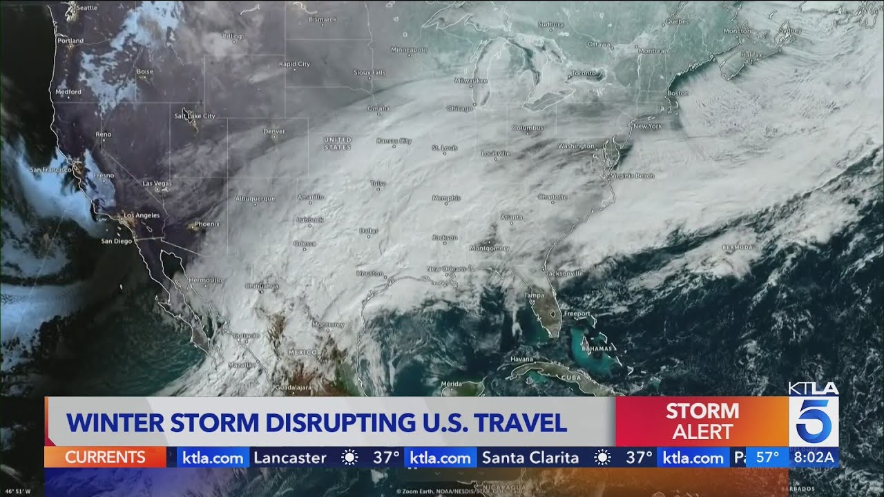 Almost 10,000 flights canceled as major winter storm bears down across much of the US