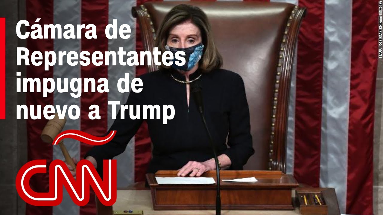 C&aacute;mara de Representantes de EE.UU. inicia, por segunda vez, un juicio pol&iacute;tico contra Trump