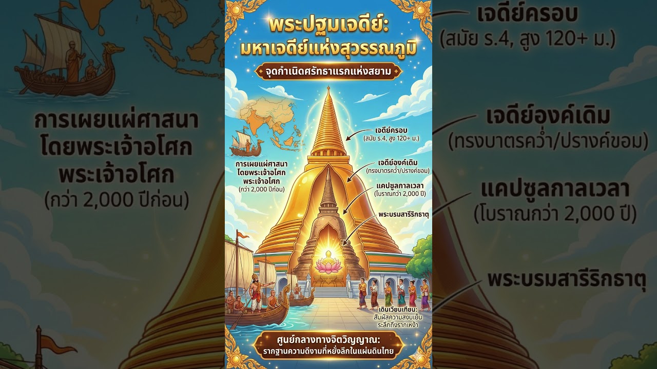 เจดีย์องค์แรกแห่งสยาม 