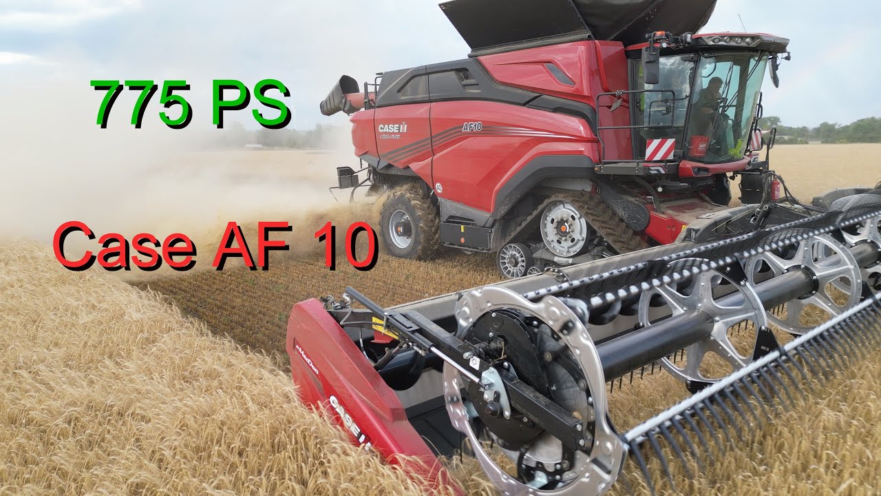 Case IH AF10 Mähdrescher Beeindruckende Einsatzaufnahmen & Vorstellung der neuen Baureihe