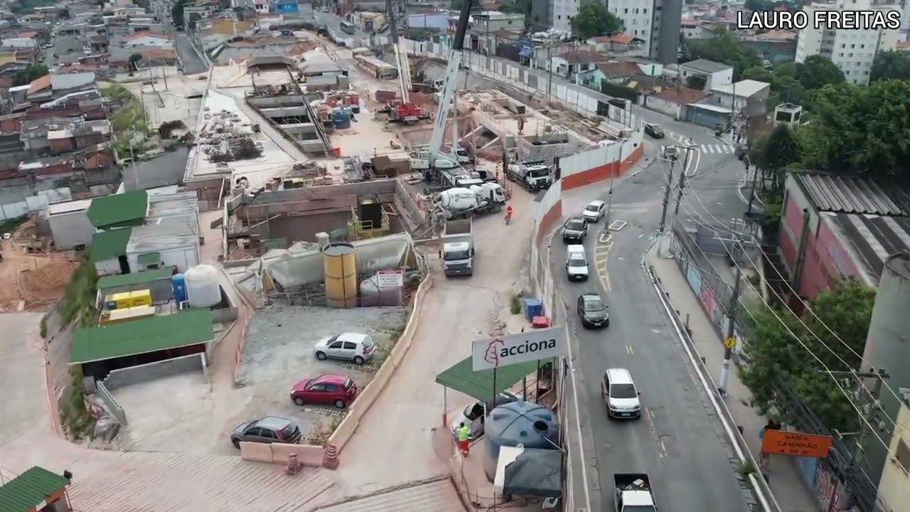 LINHA-6  LARANJA  APRESENTA ATUALIZAÇÕES  DA ESTAÇÃO BRASILÂNDIA JANEIRO 2024.