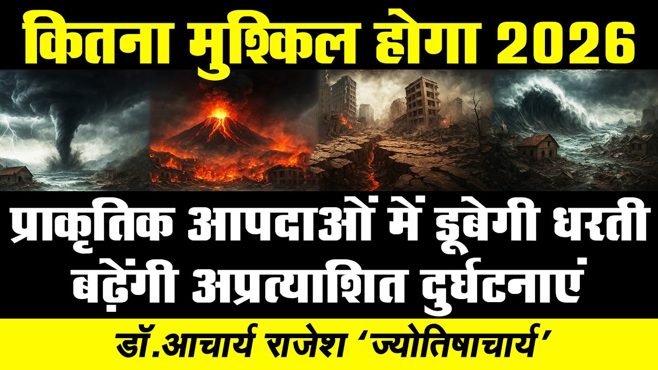 भयानक होंगें हालात 2026 में ! | @acharyarajeshji​