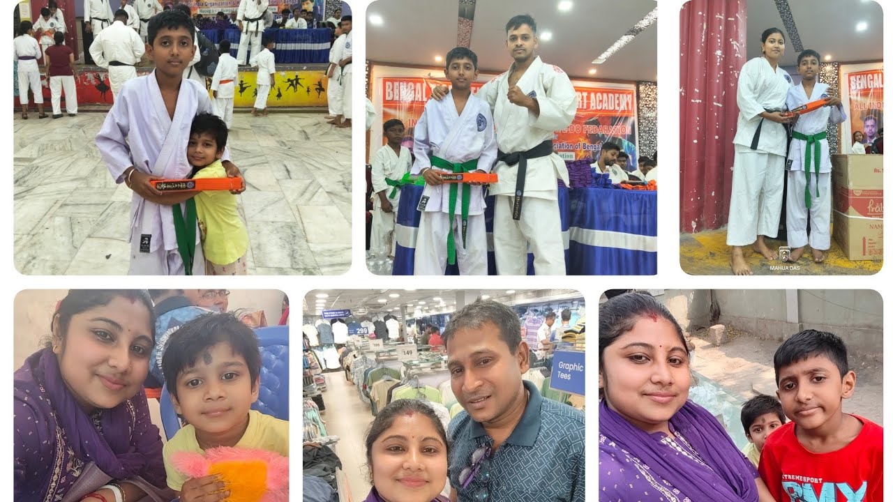 জিকু বাবু সবুজ‌ বেল্ট থেকে অরেঞ্জ বেল্ট পরীক্ষা দিল 💚🧡 #everyone #1000subscriber #minivlog #vairal