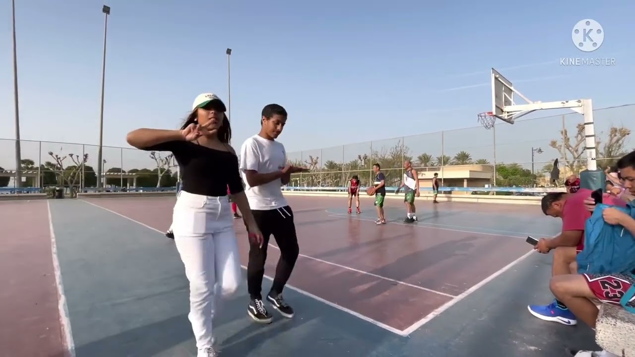 The best place for playing basketball at marina seaside kuwait middle east🔥🔥