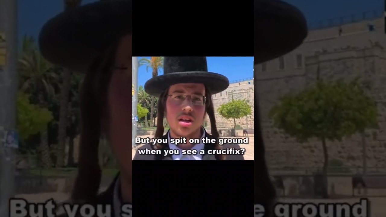 Jewish people spitting on Christians #jesus #christ #god #christianity #news #truth #jesusfreak
