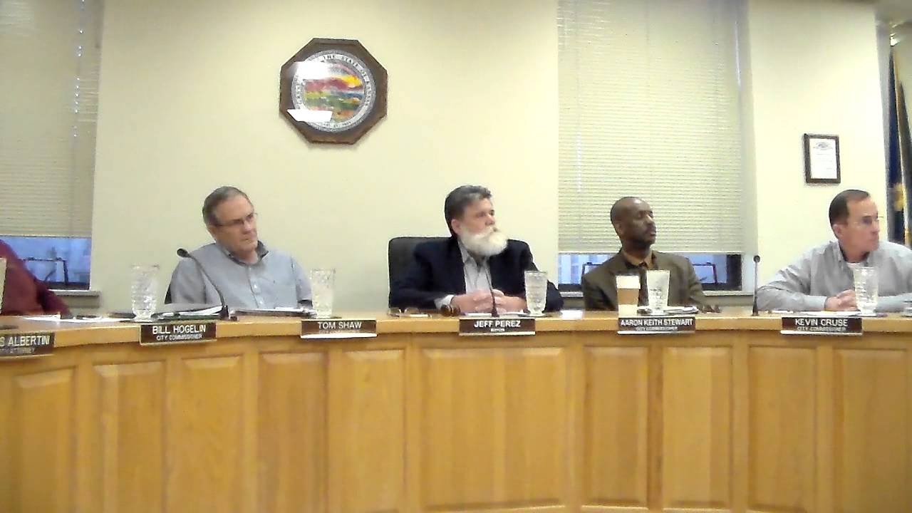 City Commission work session 12/3/2015, Commissioner Shaw starting things again
