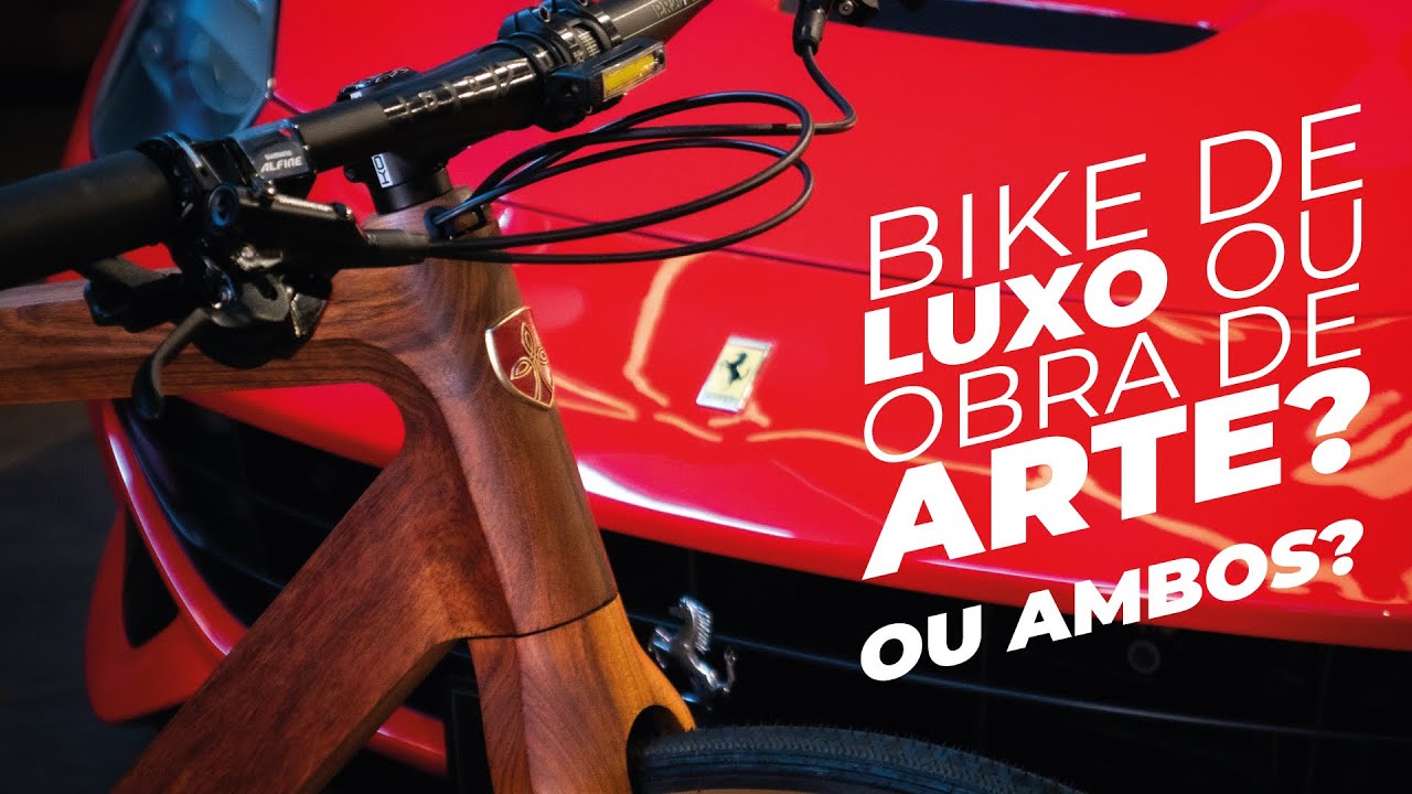 Bike de luxo? Obra de arte? A Andicrose Triskel é os dois. Conheça a bike de madeira. Pedaleria
