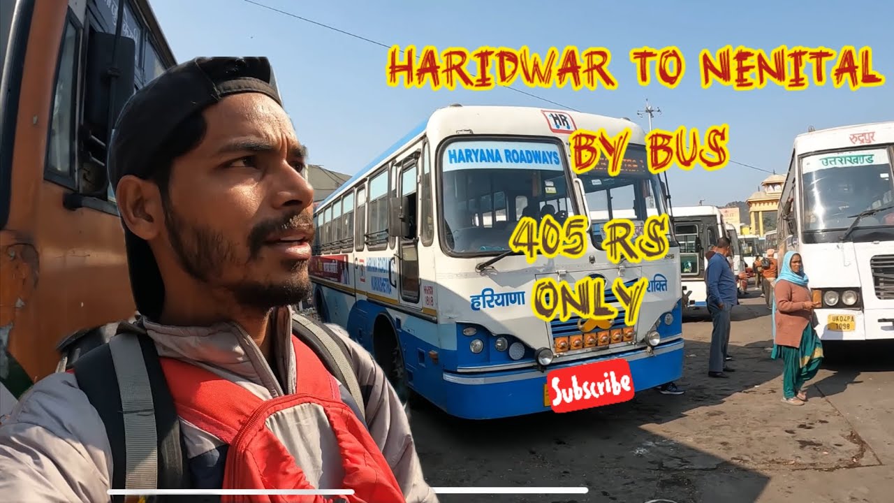 All india travelling //Haridwar to Nenital by bus 🚌// Going to Nanital 😁
