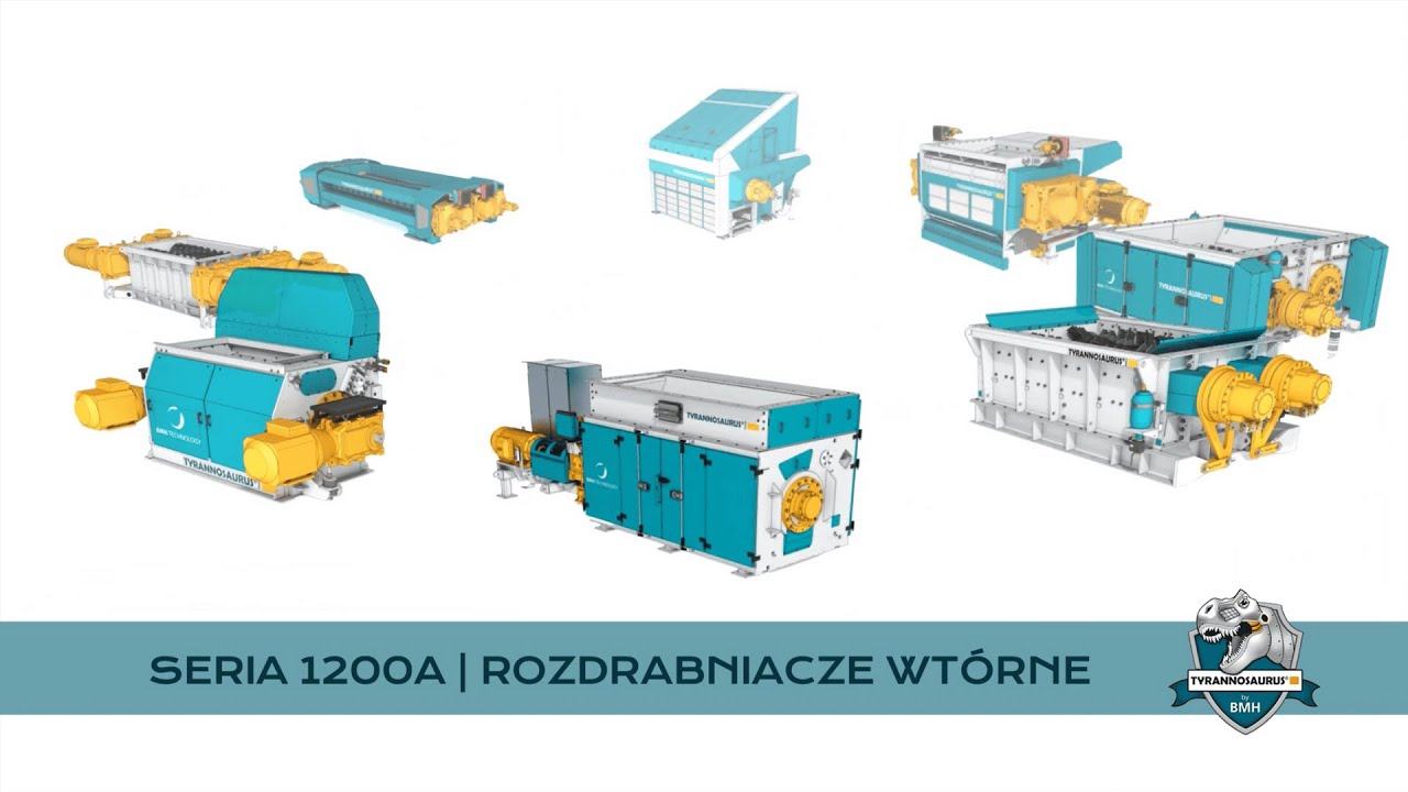 TYRANNOSAURUS® Shredders and Crushers, 1200A Series Fine Shredders | PL