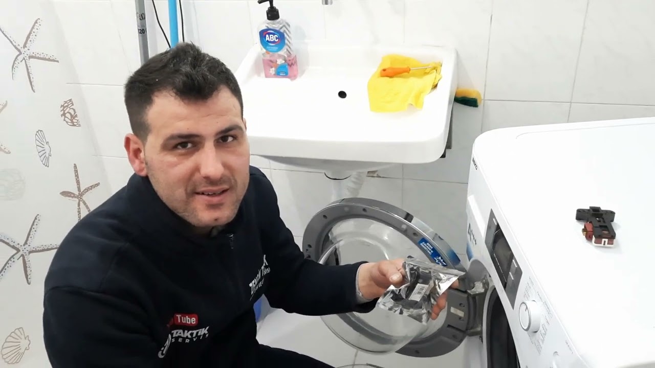 Beko Çamaşır Makinesi E18 Hatası Ve Kapak Kilidi Değişimi