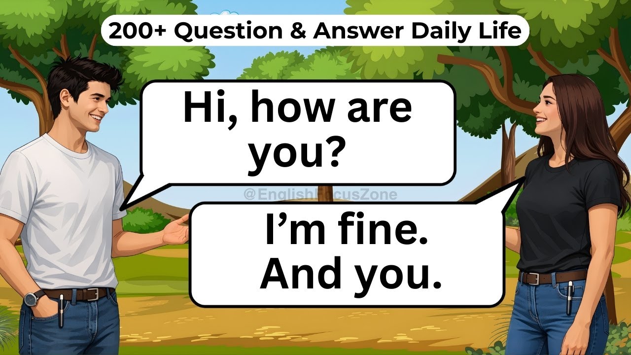 200+ Questions & Answer | Common English phrases for everyday use |