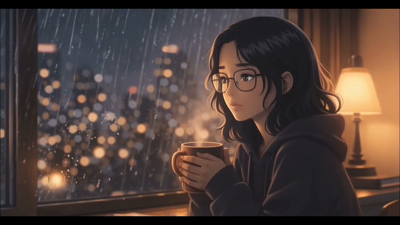 Late Night Coffee ☕🌧️ | Lofi Beats for Study & Deep Focus (1 Hour Rain Ambience)