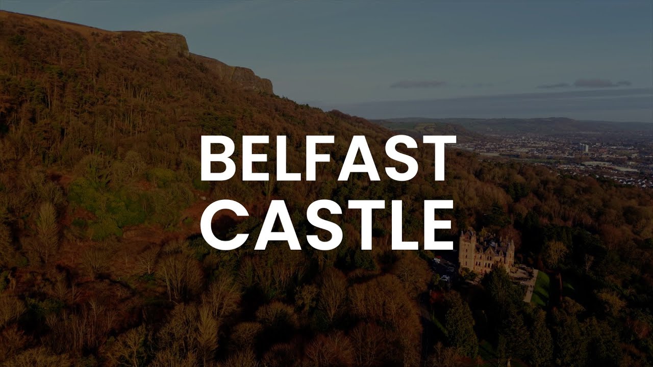 #BelfastCastle #CaveHill #Belfast #Aerial #StockFootage #4K #60FPS