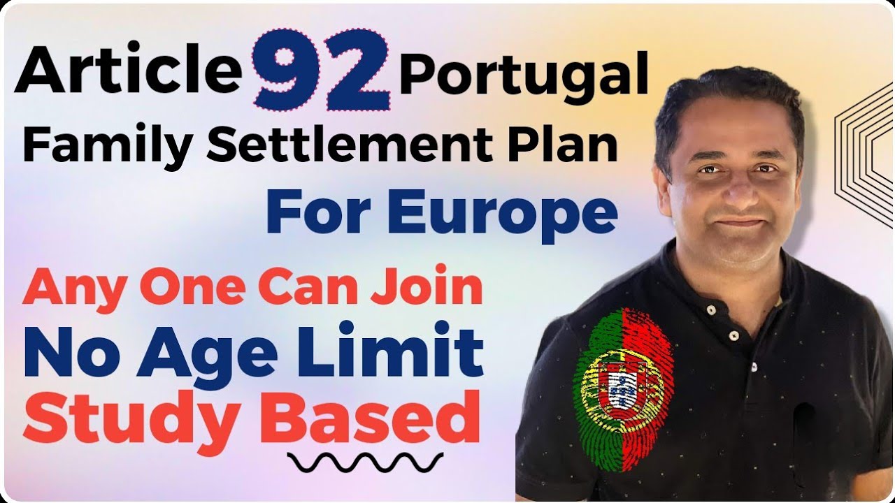 Article 92 Portugal Immigration: Family Residence Permit on Vocational Training OR Secondary Student