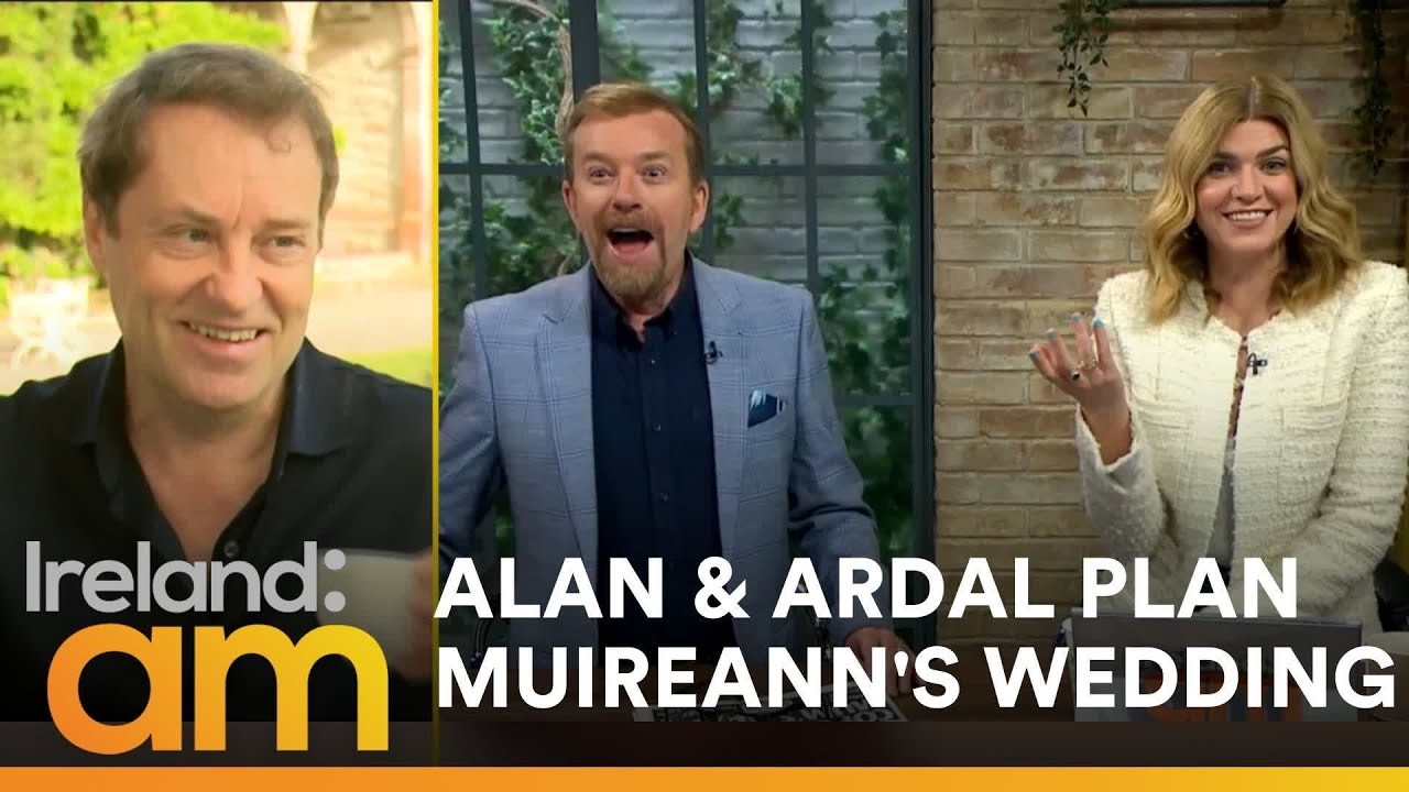Muireann left shocked as Ardal O'Hanlon & Alan Hughes plan her wedding for her