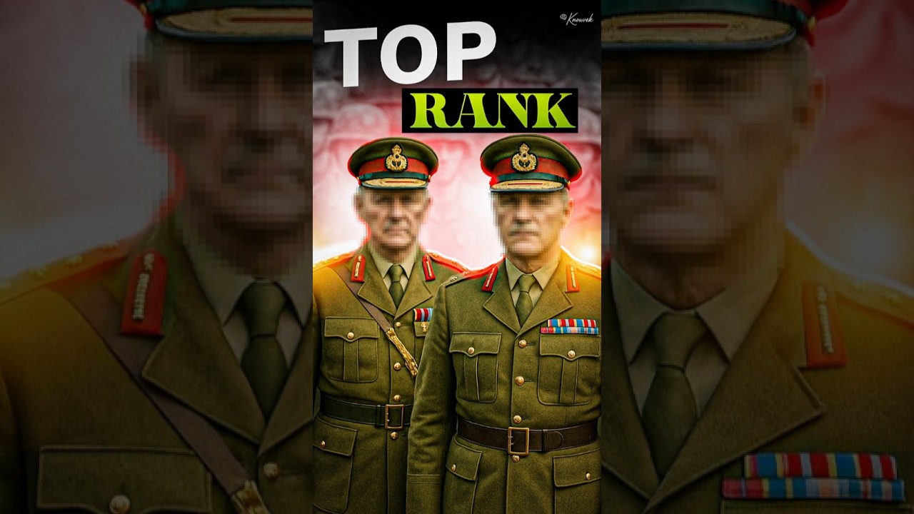 Top Ranks In Indian Army 🏆🏅 #shorts #indianarmy