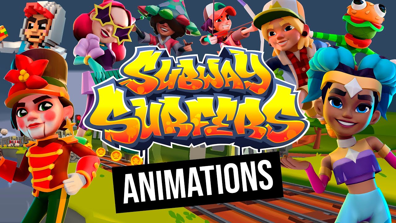 SUBWAY SURFERS ALL CHARACTERS ANIMATIONS REWIND 2024 @subwaysurfers @cleo_surfer