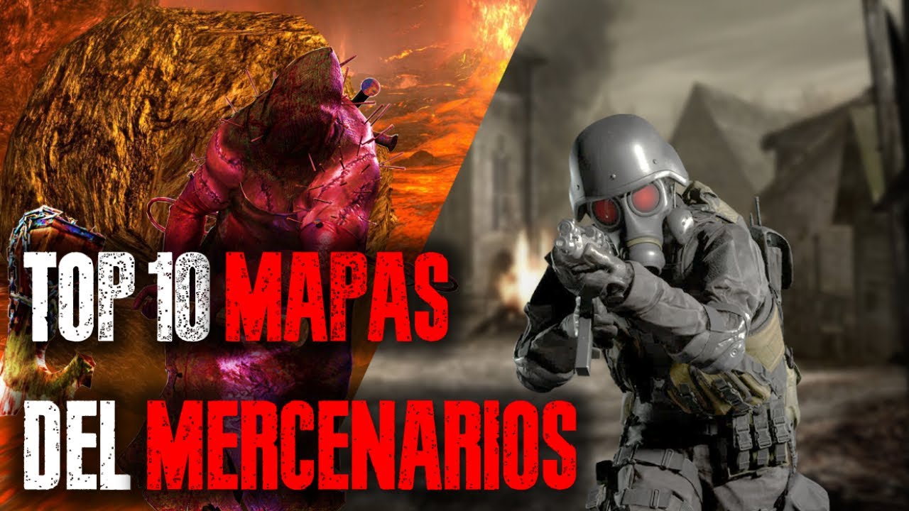 LOS 10 MEJORES MAPAS DEL MERCENARIOS EN RESIDENT EVIL (1996-2025)