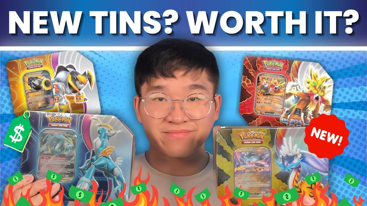 Pokémon's NEW Paradox Destinies Tins Are Here! – EPIC Pulls & Giveaway | Pokemon Card Unboxing