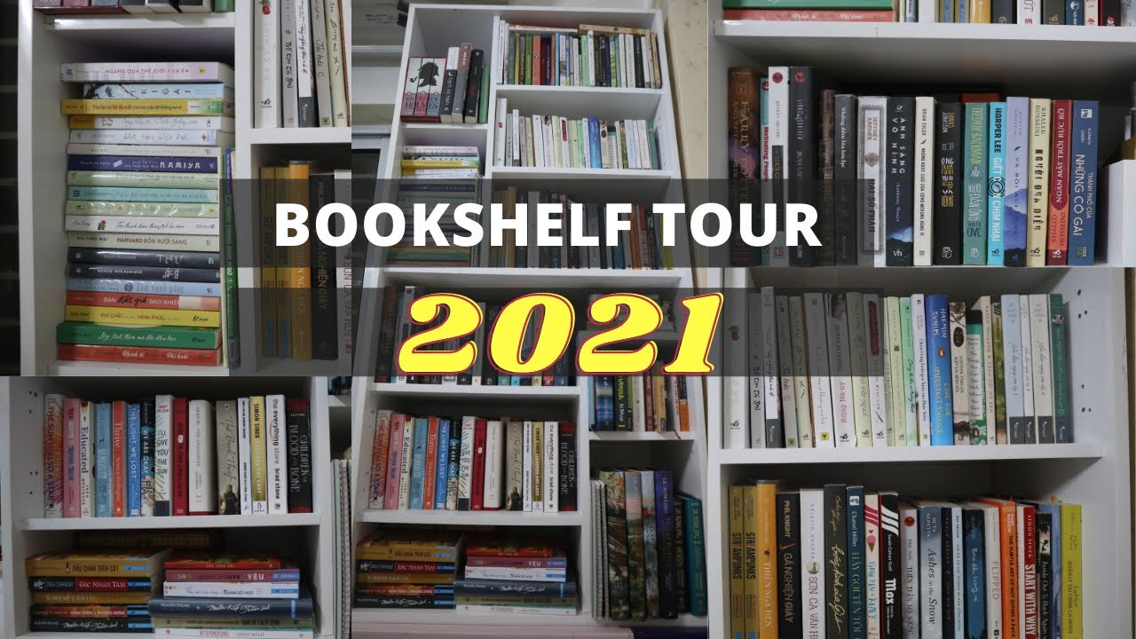 TỦ SÁCH HÀ CÓ GÌ?? Bookshelf tour 2021 | Hà Khuất