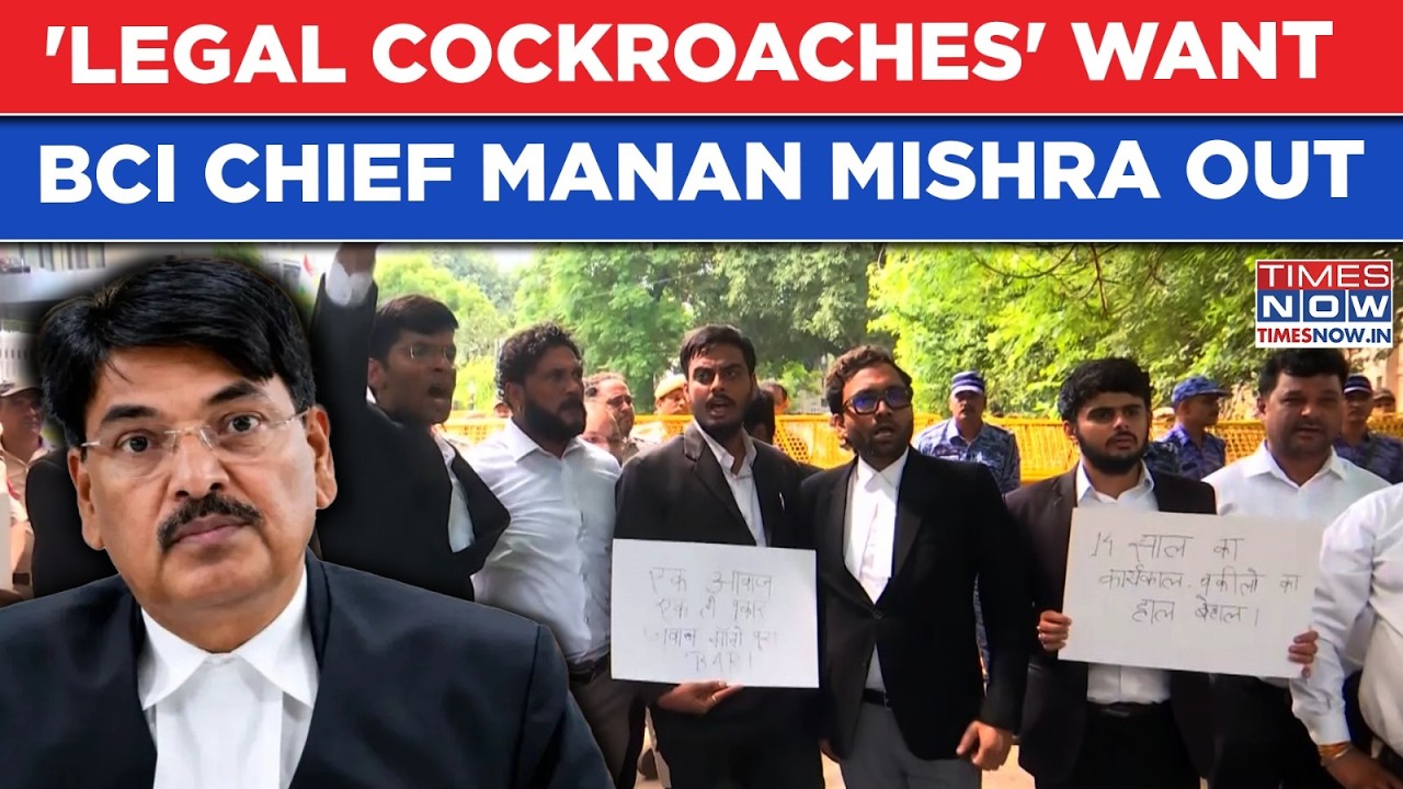 CJI, NALSAR Row: Lawyers Demand Manan Mishra's Resination After BCI 'Checked' In SC| CJP Reacts
