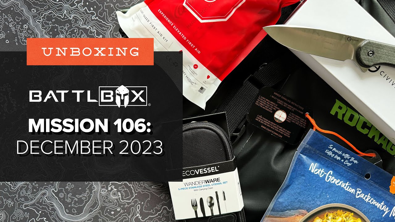 A New Take on a Fan Favorite -  Unboxing Battlbox Mission 106 - Pro Plus - December 2023