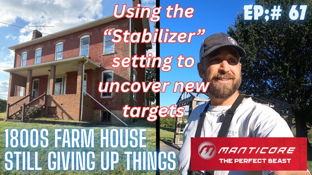 1800s Farmhouse, Stabiliser Settings, Metal Detecting