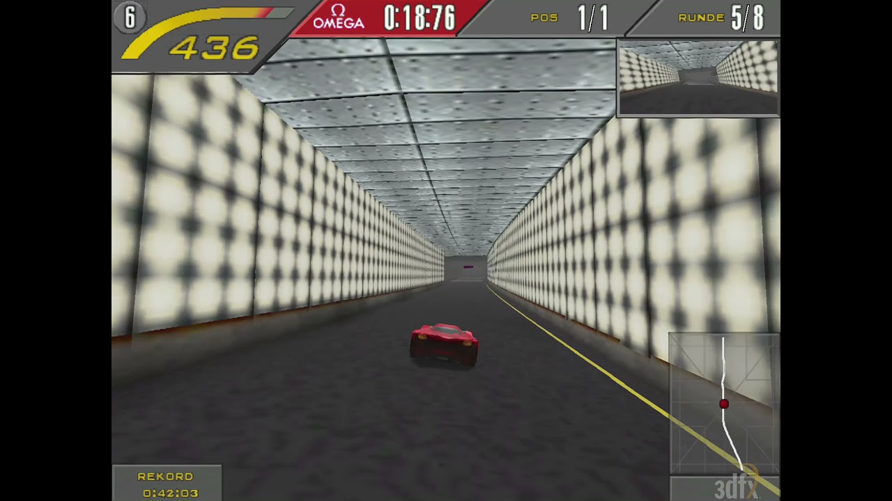 FZR 2000 ASMR - Proving Grounds 8 Laps Engine only NFS 2 SE  (3dfx)