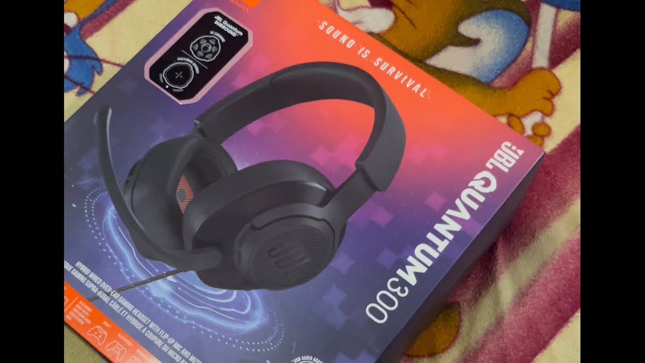 JBL QUANTUM 300 gaming headphones unboxing 💕GIFT FROM SUBSCRIBER💕#jbl #jblquantum300unboxing