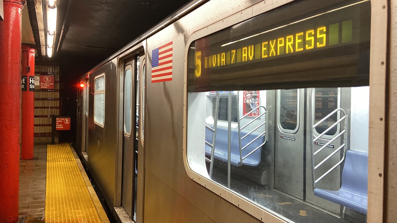 IRT Eastern Pkwy Line: (2) (3) (5) Local and (4) (5) Express Trains @ Hoyt Street (R62, R142, R142A)