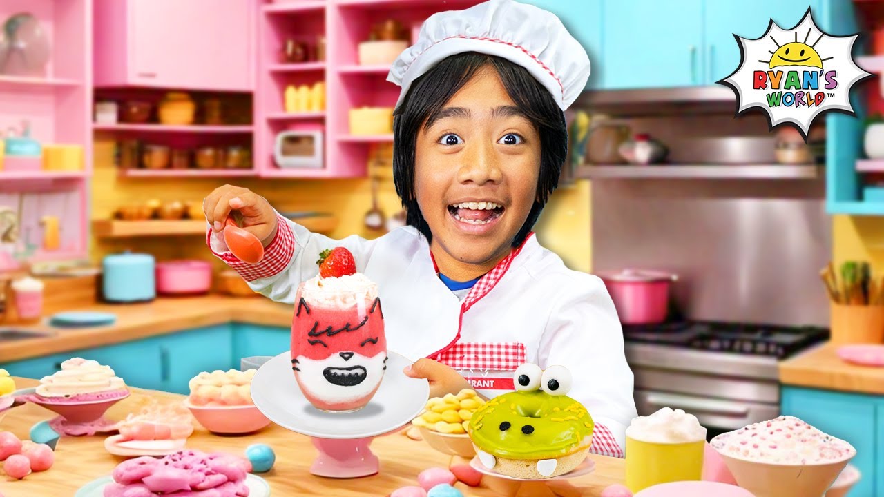 Ryan's VTuber Baking Competition | Kid's Learn to Bake!